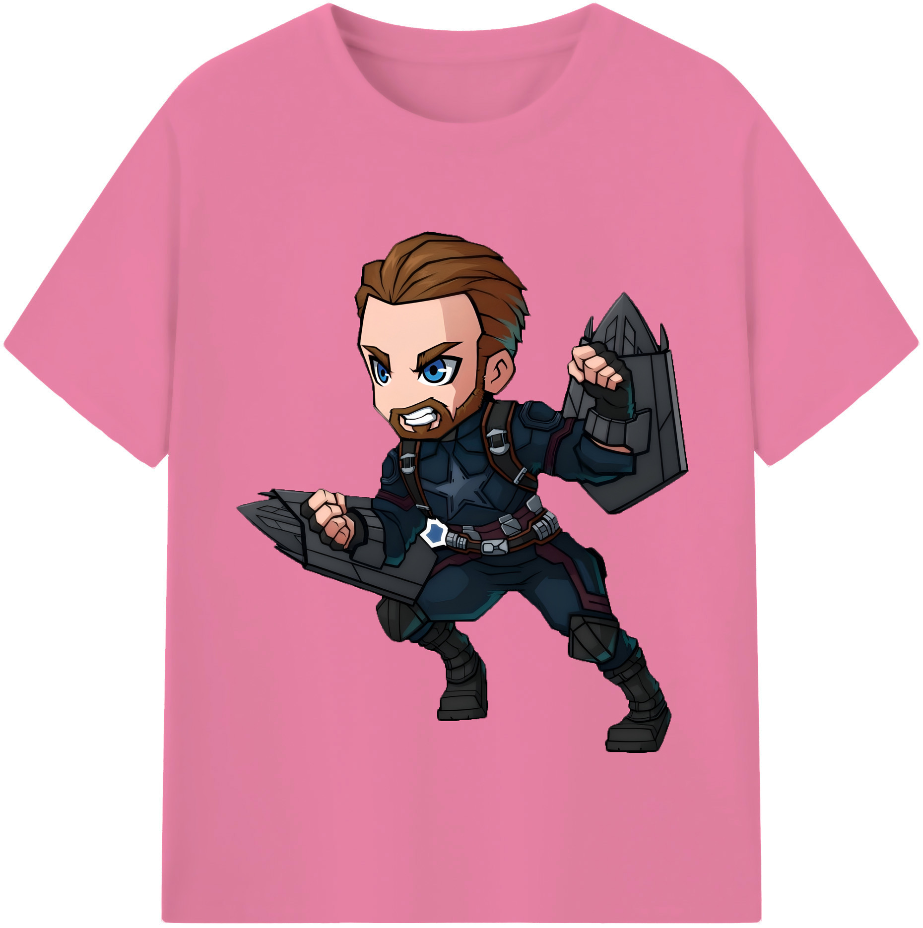 （画像用） アベンジャーズ The Avengers 綿100％半袖Tシャツ（フロントプリント）